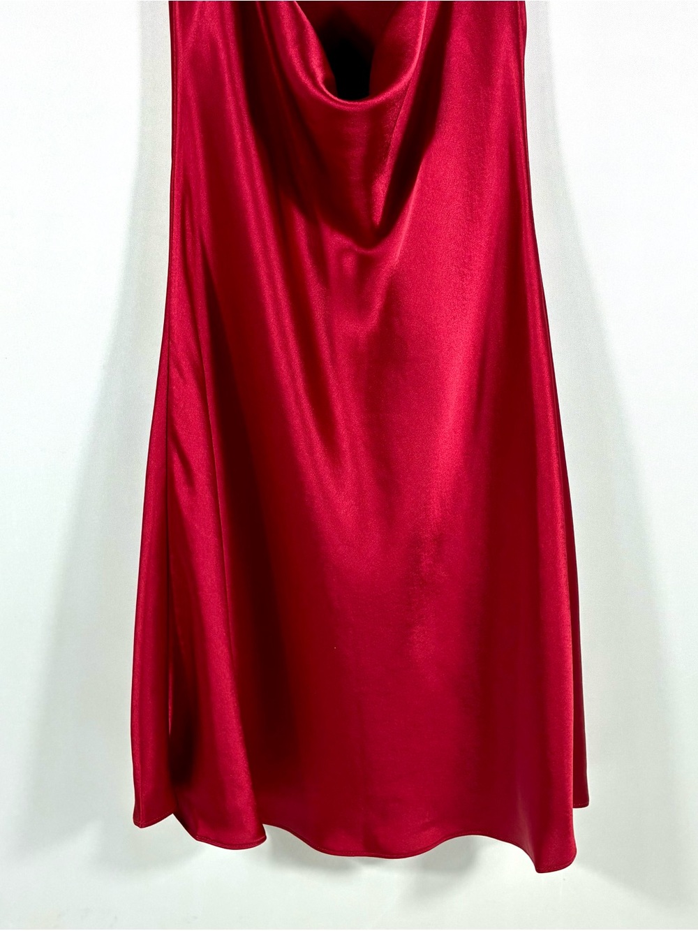 Staud Lydia Mini Slip Dress Ruby Red Small Medium NWT - Picture 11 of 16